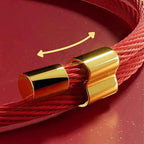 Fortune Jewel Red String Bead Fu Character Luck Adjustable Cats Dogs Pet Collar