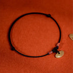 Fortune Jewel Red String Plaited Jade Protection Adjustable Cats Dogs Pet Collar