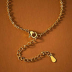 Buddha Stones Lotus Peace Buckle Peace Necklace Pendant