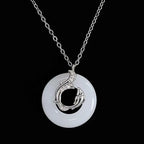 Fortune Jewel Koi Fish Peace Buckle Auspicious Necklace Pendant