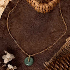 Fortune Jewel "FOR DEAREST MOTHER" Peace Buckle Jade 925 Sterling Silver Luck Necklace Pendants Includes Gift Message Card