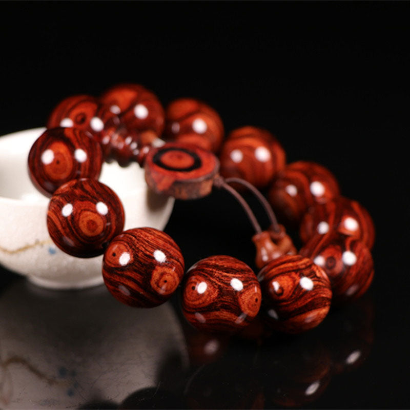 Fortune Jewel Tibetan Rosewood Warmth Bracelet (Random Type)