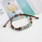 Fortune Jewel Tibet Ceramic Bead Wealth String Bracelet