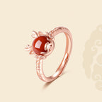 Fortune Jewel 925 Sterling Silver Year of the Dragon Cinnabar Red Agate Dragon Protection Bracelet Necklace Pendant Earrings Ring