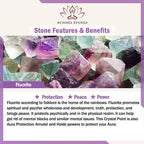 Fortune Jewel "All the Best for Love and Harmony" Stone Quartz Bracelet Includes Gift Message Card Fortune Jewel