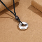 Fortune Jewel PiXiu Peace Buckle Copper Wealth Necklace Pendant