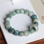 Fortune Jewel Bodhi Seed Om Mani Padme Hum Engraved Keep Away Evil Spirits Bracelet