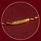 Fortune Jewel 14K Gold Plated Handmade Red Gold Rope King Kong Knot Braided Luck Bracelet