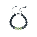Fortune Jewel Black Obsidian Luminous Glowstone Strength Bracelet