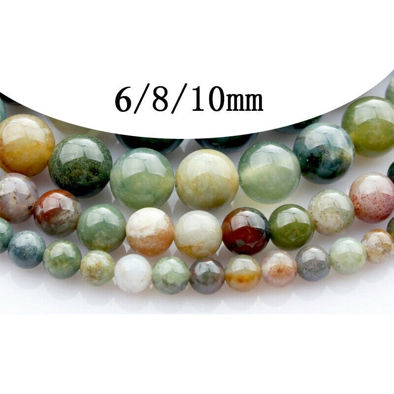 Fortune Jewel  India Agate Beads Luck Yoga Bracelet