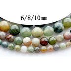 Fortune Jewel  India Agate Beads Luck Yoga Bracelet