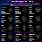 Fortune Jewel 999 Sterling Silver 12 Constellations of the Zodiac Protection Handmade String Bracelet