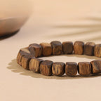 Natural Hainan Agarwood Cube Bead Bracelet – Health & Protection