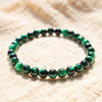 Fortune Jewel Tiger Eye Growth Healing Energy Bracelet