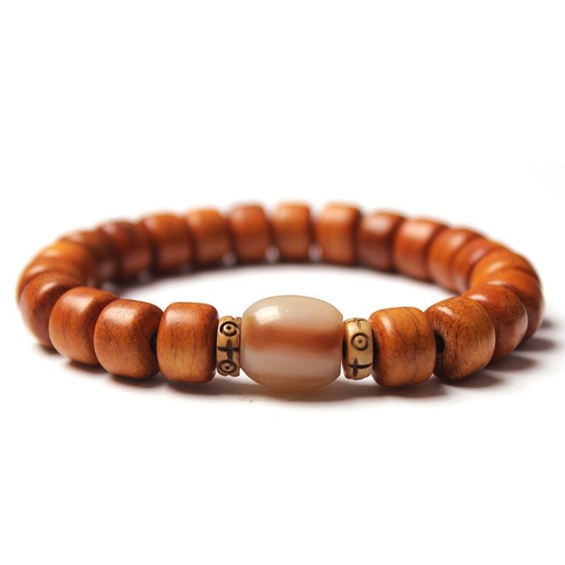 Buddha & Karma Tibetan Guardian Spirit Natural Yak Bone Bracelet