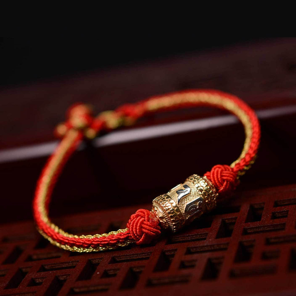 Buddha & Karma Tibetan Mantra Bracelet - Luck & Protection