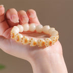 Fortune Jewel Cute Cat Paw Claw Bodhi Seed Peace Bracelet