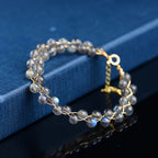 Fortune Jewel Natural Moonstone Love Blessing Bracelet