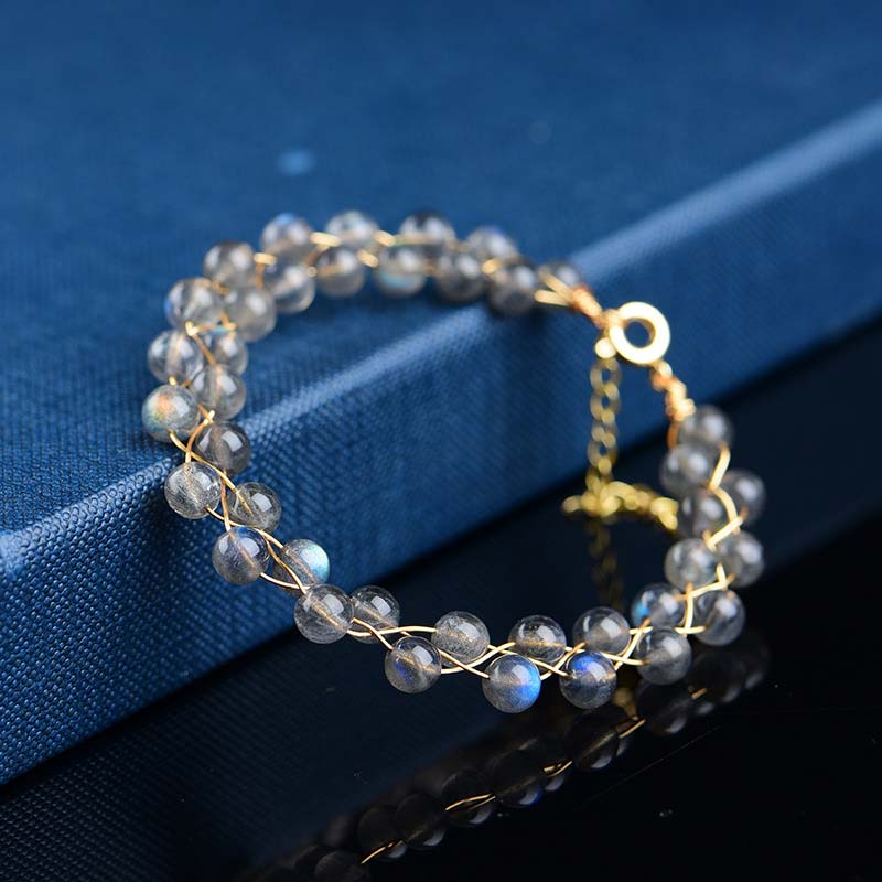 Fortune Jewel Natural Moonstone Love Blessing Bracelet