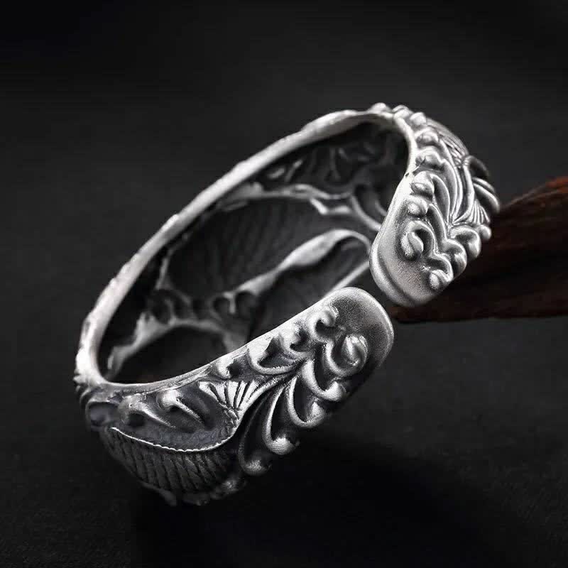 Fortune Jewel Fortune Jewel Koi Fish Lotus Luck Wealth Bracelet Bangle