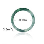 Fortune Jewel Natural Jade Bamboo Prosperity Abundance Ring
