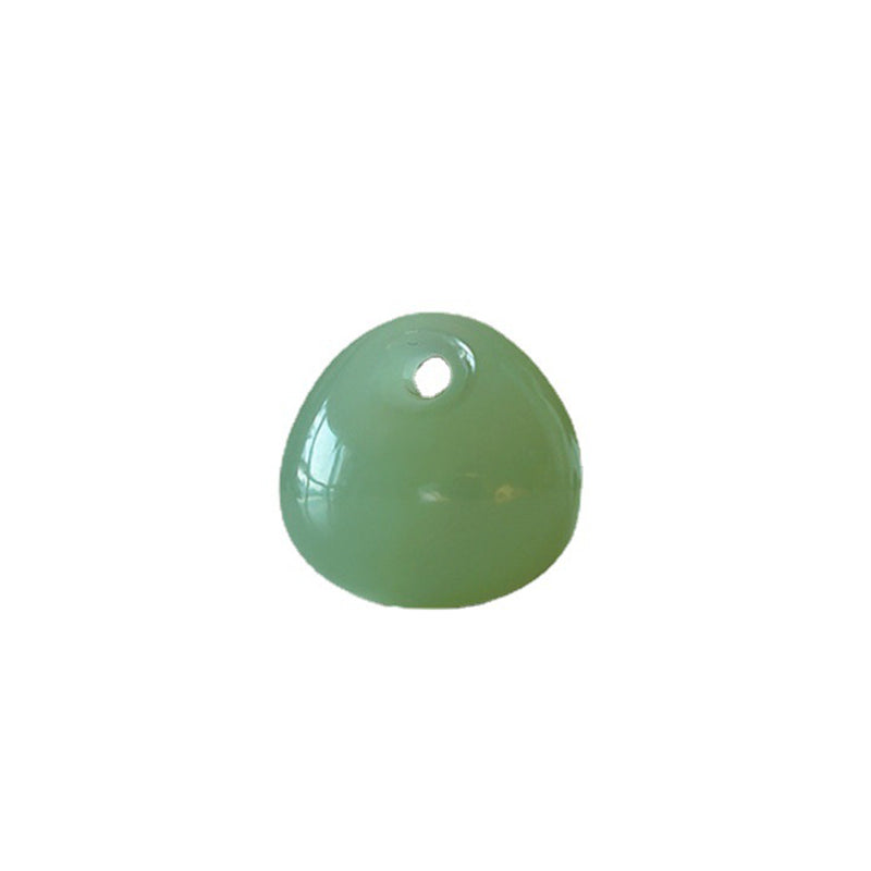 Fortune Jewel Natural Jade Luck Prosperity Necklace Pendant (Random Color)