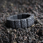 Fortune Jewel Vintage Ebony Wood Texture Peace Couple Bracelet