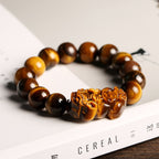 Fortune Jewel Natural Tiger Eye Wealth Bracelet