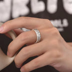 Fortune Jewel Vintage Auspicious Clouds Pattern Luck Ring