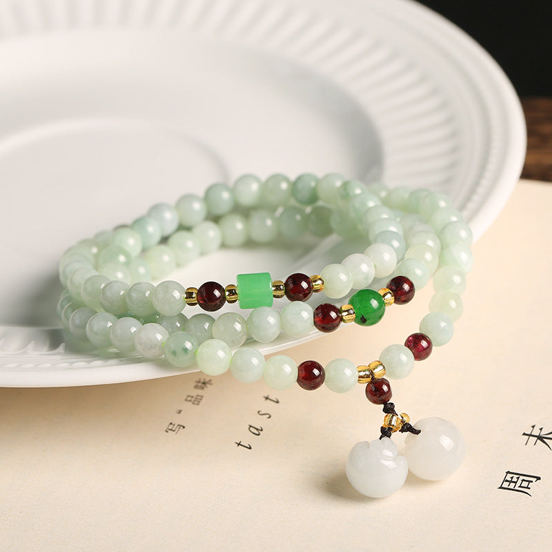 Fortune Jewel Natural Jade Pixiu Buddha Abundance Bracelet