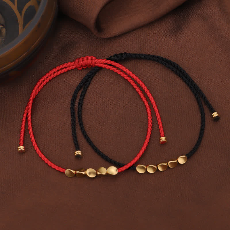 Fortune Jewel FengShui Lucky Red String Bracelet