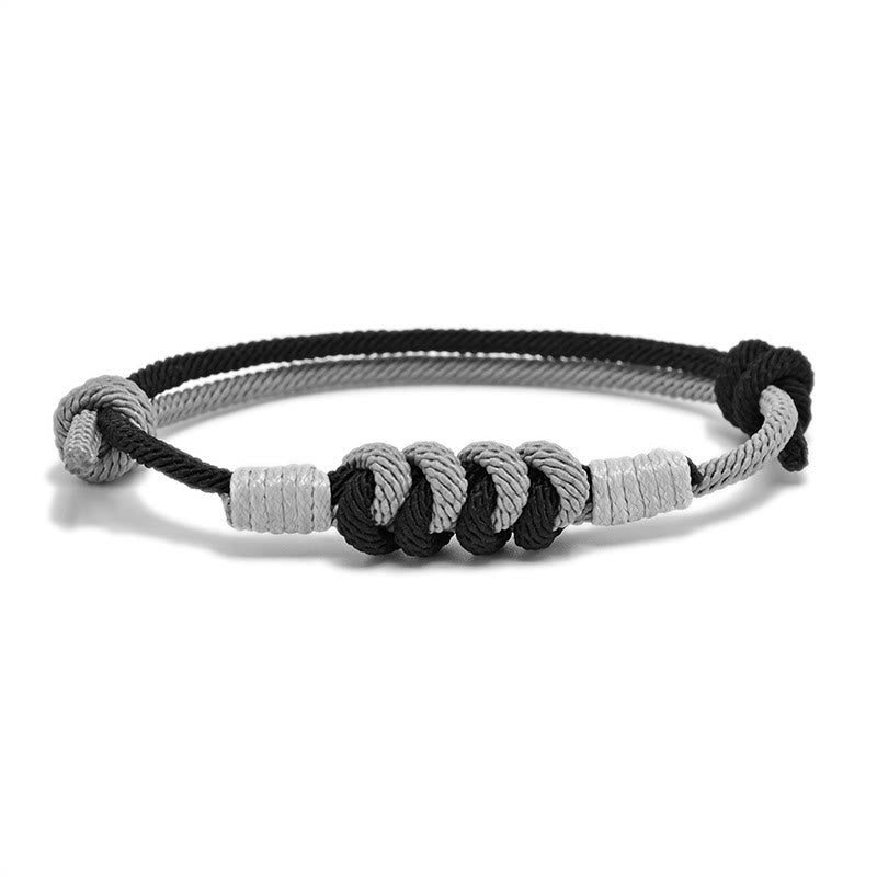 Fortune Jewel Simple Design King Kong Knot Strength Braid String Bracelet