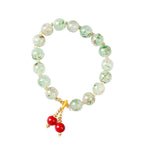 Fortune Jewel Liuli Glass Bead Blessing Harmony Bracelet