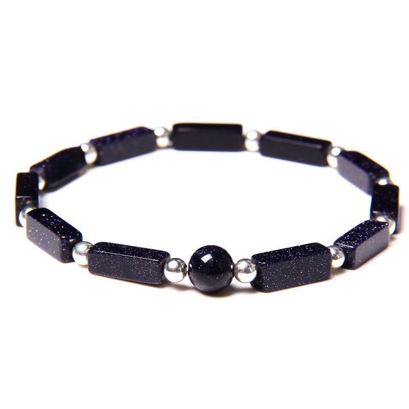 Fortune Jewel Natural Crystal Amethyst Tiger Eye Spiritual Balance Bracelet