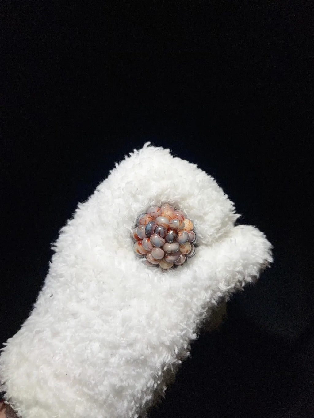 Mini Blue-Purple Natural Corn Ornament for Fidgeting