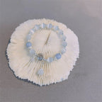 Fortune Jewel Cat's Eye Moonstone Butterfly Star Charm Support Bracelet