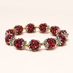 Fortune Jewel "All the best for Vitality and Passion" Garnet Bracelet Includes Gift Message Card Fortune Jewel
