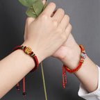 Fortune Jewel Colorful Rope True Love Knot Luck Handmade Bracelet