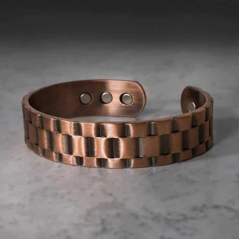 Fortune Jewel Vintage Copper Balance Cuff Bracelet