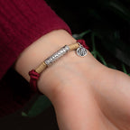 Fortune Jewel 999 Sterling Silver Tibet Handmade Om Mani Padme Hum Fu Character TopRank Character Luck Braided Bracelet