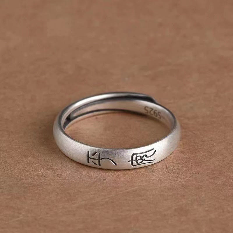 Fortune Jewel Peace And Joy Copper Luck Wealth Ring