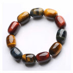Fortune Jewel Natural Tiger Eye Healing Protection Bracelet