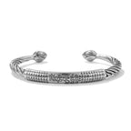 Fortune Jewel Tibetan Om Mani Padme Hum Heart Sutra Purity Cuff Bracelet