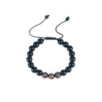 Fortune Jewel Black Obsidian Luminous Glowstone Strength Bracelet