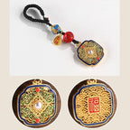 Fortune Jewel Fu Character Blessing Ruyi Charm Key Chain