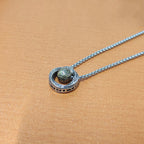Fortune Jewel Mobius Lucky Bead Copper Wealth Necklace Pendant