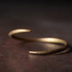 Fortune Jewel Simple Design Copper Luck Adjustable Cuff Bracelet