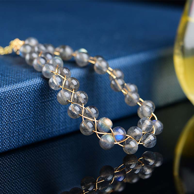 Fortune Jewel Natural Moonstone Love Blessing Bracelet