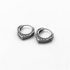 Fortune Jewel Viking Hoop Titanium Steel Balance Earrings
