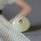 Fortune Jewel Natural Jade Luck Prosperity Necklace Pendant (Random Color)